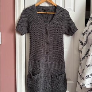 NWT BCBGMaxAzria Charcoal Knit Sweater